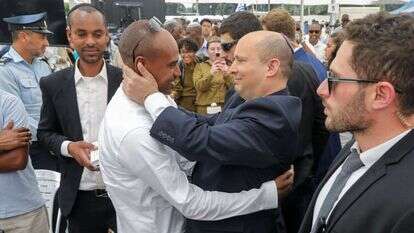 בנט בטקס הזיכרון לעולים מאתיופיה שנספו. | מרק ישראל סלאם, פלאש 90