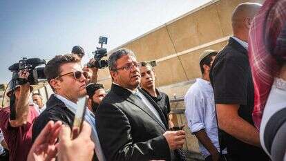 ח"כ איתמר בן-גביר עולה להר הבית ביום ירושלים. | יונתן זינדל/פלאש90