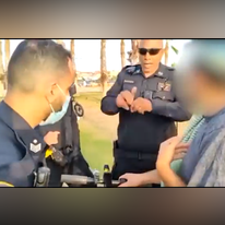 תיעוד המעצר בגבעת אולגה. | מסך מטוויטר