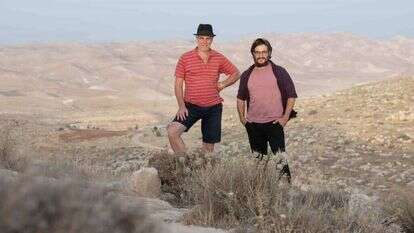 מימין לשמאל: עמשא מנחם ותמיר פלצמן. | שריה דיאמנט