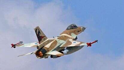מטוס F-16 של חיל האוויר הישראלי. | עופר צידון, פלאש 90. שימוש חד פעמי