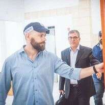 פילבר בבית המשפט, השבוע. | יונתן זינדל, פלאש 90