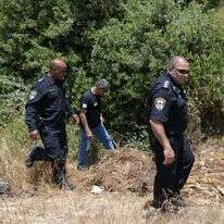 חיפושי המשטרה. קרדיט: דוברות המשטרה