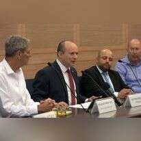 ראש הממשלה נפתלי בנט בוועדת החוץ והביטחון. | חיים צח/לע"מ