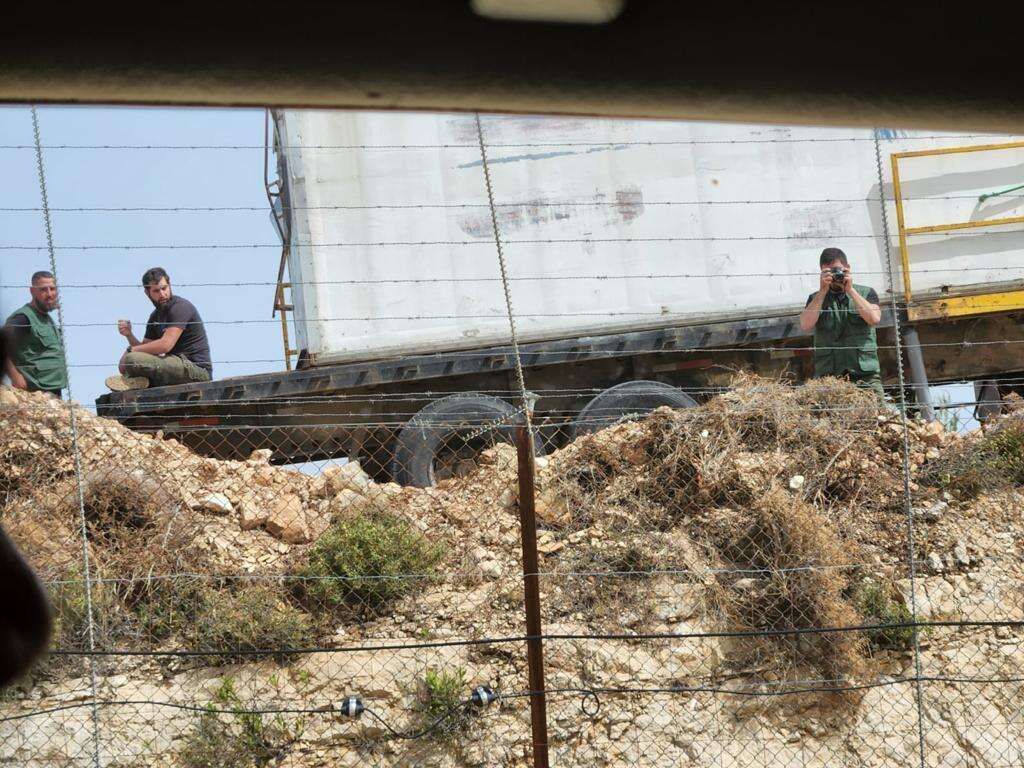 עמדת חיזבאללה על הגבול. | דובר צה"ל