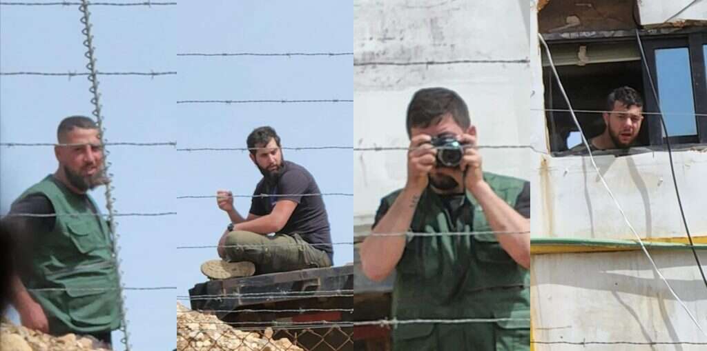 תמונות אנשי חיזבאללה בעמדה שחשף צה"ל. | דו"צ