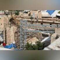 בניית מעלית ההנגשה במערת המכפלה. | שריה דיאמנט