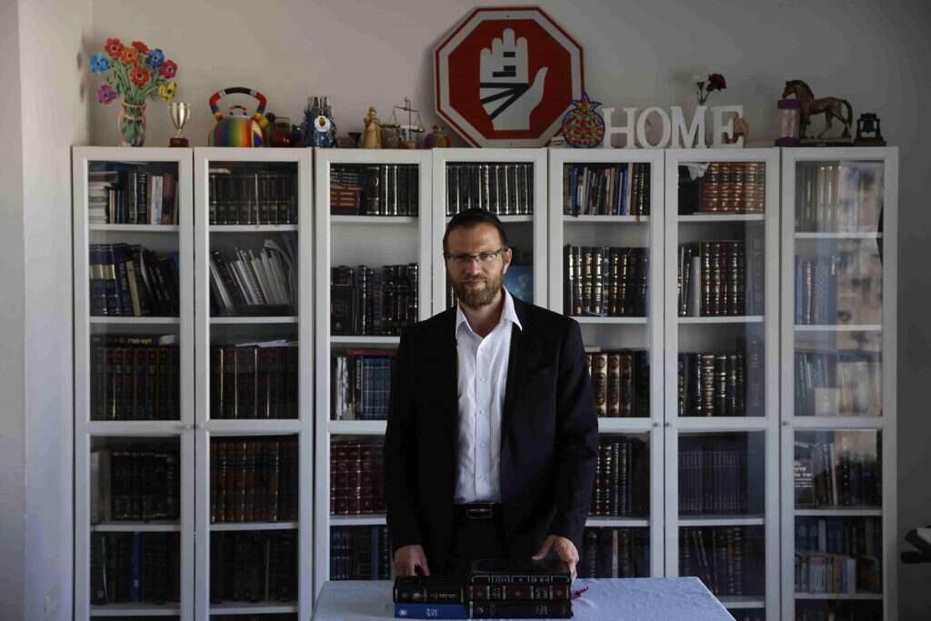 הרב דן טיומקין, השבוע. | אוליבייה פיטוסי, פלאש 90