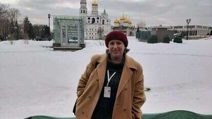 הודיה כריש חזוני, שליחת מקור ראשון ליד הקרמלין, פברואר 2019