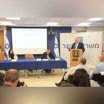 שר האוצרף שר השיכון ושרת הפנים במסיבת עיתונאים על תוכנית הדיור החדשה. | ברונו שרביט/לע״מ