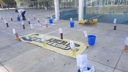 המחאה בתל אביב. | ארגון נהגי האוטובוסים