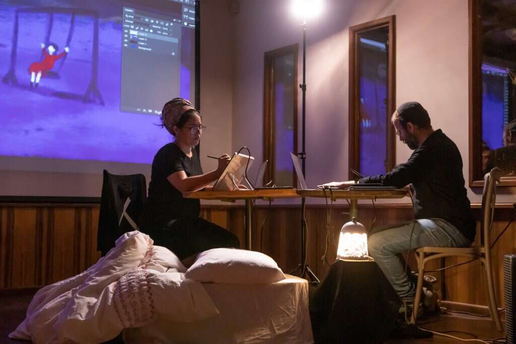 מתוך "הדף" - אירוע אמנות בשיתוף קהל בגוש עציון. קרדיט | שם בראל