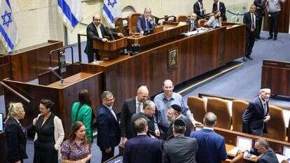 הדיון על פיזור הכנסת בקריאה טרומית. | נועם מושקוביץ', דוברות הכנסת