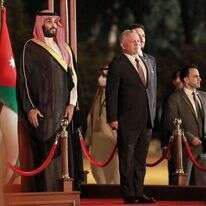 המלך עבדאללה ומוחמד בן סלמאן. | AFP