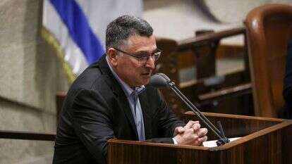 גדעון סער במליאה. ארכיון. | נועם מושקוביץ, דוברות הכנסת