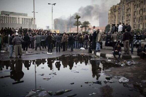 מפגינים בכיכר תחריר, קהיר 2011. | AFP מפגינים בכיכר תחריר, קהיר 2011. | AFP