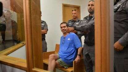 יצחק אברג'ל בבית המשפט. | אבשלום ששוני, פלאש90