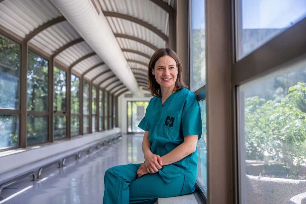 ד"ר לורין לויט: "אנחנו בונות עם האישה תוכנית לידה, וכותבות אותה בהסכמה עם היולדת. כך מי שיטפל בה ידע מה סיכמנו". | יונתן זינדל, פלאש 90