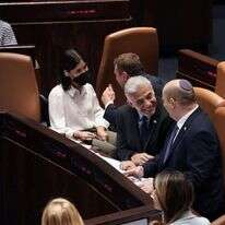 בנט ולפיד. הכנסת ה- 24 פוזרה. הבחירות ב-ז' בחשוון. | דני שם טוב, דוברות הכנסת