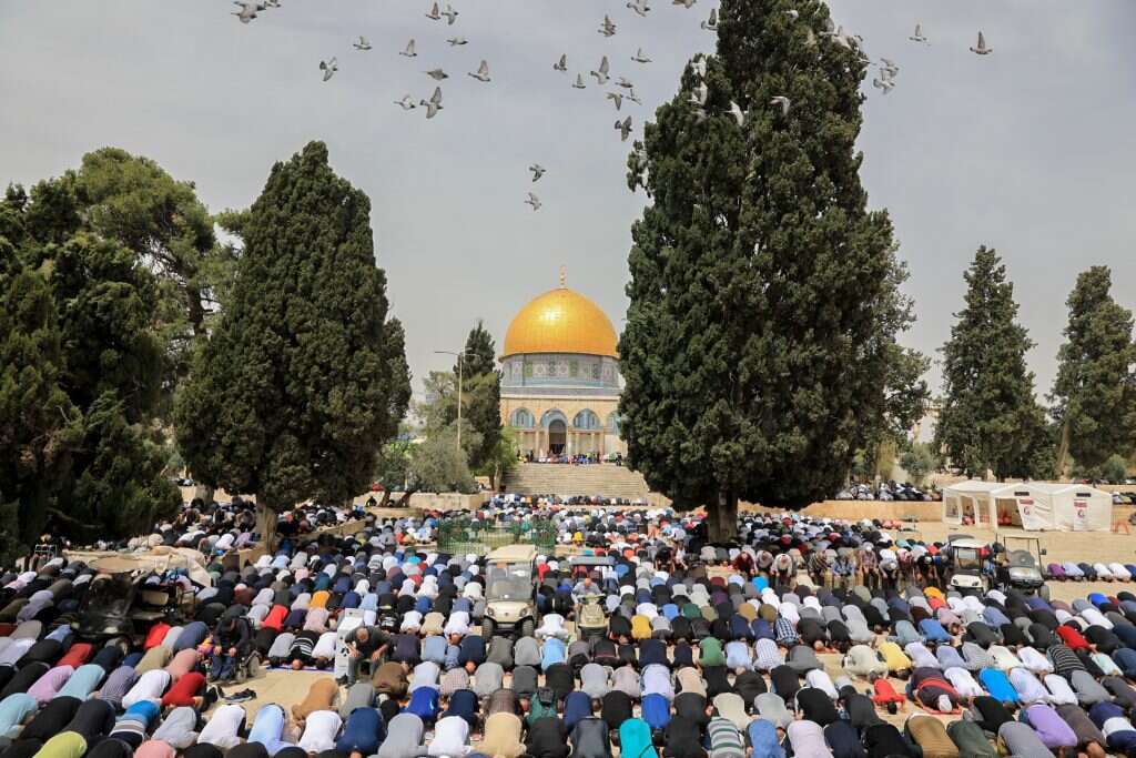 "שמעתי את דברי ההסתה של האימאם ובערתי מבפנים". הר הבית. | ג'מל עוואד, פלאש 90