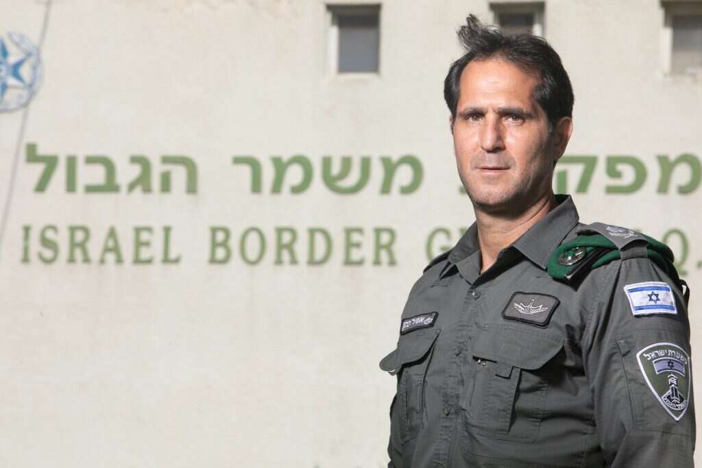 מפקד מג"ב, ניצב אמיר כהן. | יוסי אלוני