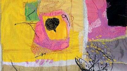 כריסטינה וייס, "פסטורל", רקמה וטקסטיל, 2020 כריסטינה וייס, "פסטורל", רקמה וטקסטיל, 2020