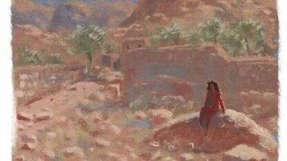 מפגש עם האחר. פרשת בלק. איור: מנחם הלברשטט