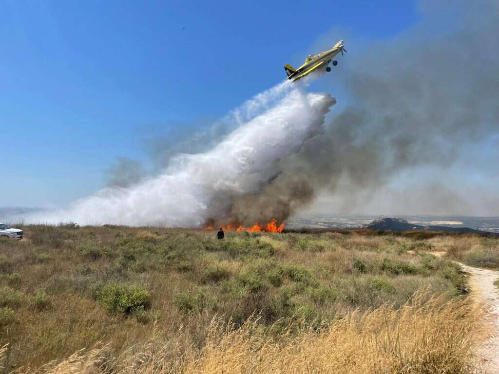מאמצי הכיבוי ביום שני | גיא להב