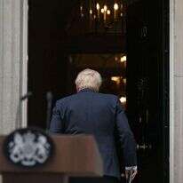 בוריס ג'ונסון אחרי הודעת ההתפטרות, היום. | AFP