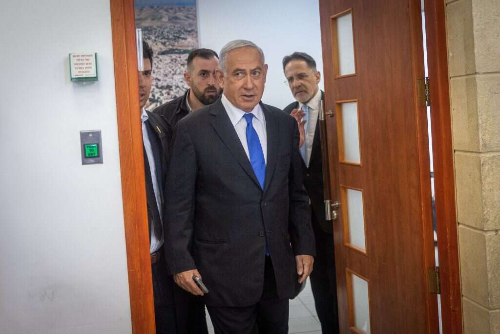 נתניהו בבית המשפט, יולי 22'. | יונתן זינדל, פלאש 90