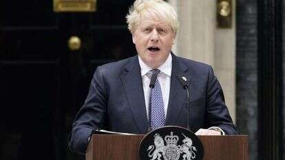 בוריס ג'ונסון. | AP בוריס ג'ונסון. | AP