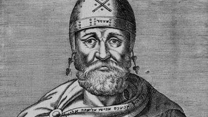 ייחס חשיבות רבה להצגת היהודים והיהדות באור חיובי ומכבד. פילון האלכסנדרוני. איור: אנדרה טבת, הספרייה הציבורית בוסטון