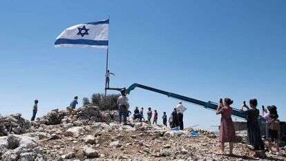 העלייה לאביתר. | שריה דיאמנט, פלאש 90