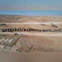 העבודות להקמת גדר ההפרדה בקו התפר. | דובר צה"ל