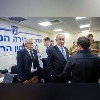 בנימין נתניהו בוועדת החקירה הממלכתי לאסון מרון. | יונתן זינדל / פלאש 90