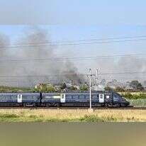 שריפה בריינהאם, פרוור במזרח לונדון, השבוע. | רויטרס