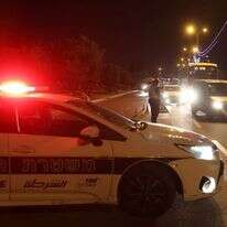 מחסום משטרתי. | נתי שוחט, פלאש 90