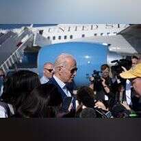 ביידן מבקר בבסיס אנדרוז במרילנד, השבוע. | איי.אף.פי