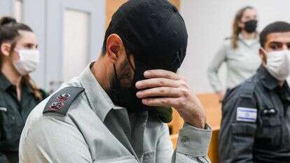 סא"ל דן שרוני בבית המשפט, ארכיון. | אבשלום ששוני, פלאש 90