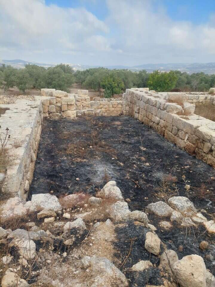 ההרס וההשחתה בגן הלאומי שומרון. | מועצה אזורית שומרון