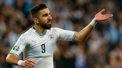 מואנס דאבור במדי נבחרת ישראל,ב-2020. | רועי עלימה, פלאש 90