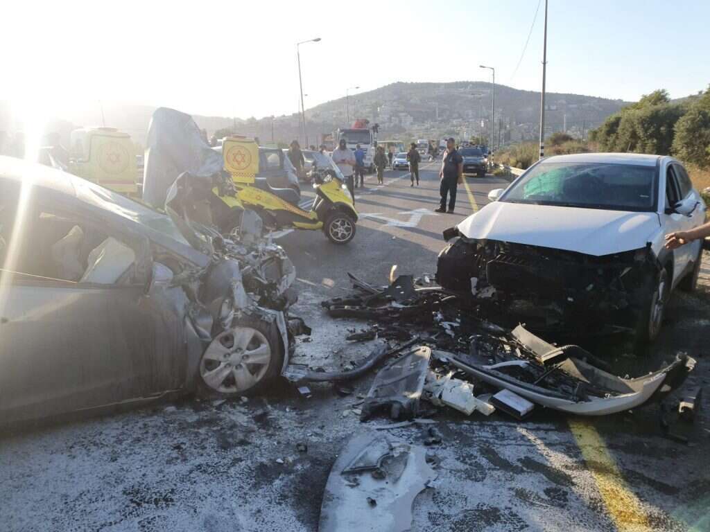 תאונת דרכים בכביש 60. | מוקד בנימין
