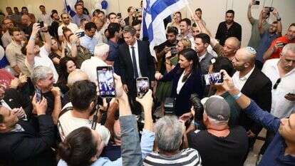 שקד והנדל בהכרזה על הקמת מפלגת הרוח הציונית, השבוע. | אריאל זנדברג שקד והנדל בהכרזה על הקמת מפלגת הרוח הציונית, השבוע. | אריאל זנדברג