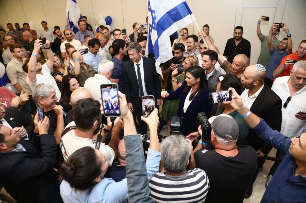 שקד והנדל בהכרזה על הקמת מפלגת הרוח הציונית, השבוע. | אריאל זנדברג