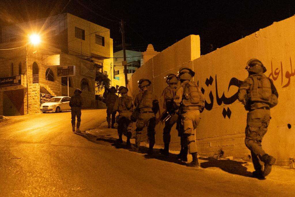 פעילות חיילי צה"ל ביו"ש, אתמול. | דובר צה"ל