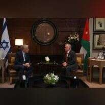 ראש הממשלה יאיר לפיד נפגש היום עם מלך ירדן עבדאללה השני בארמונו בעמאן. | חיים צח, לע"מ