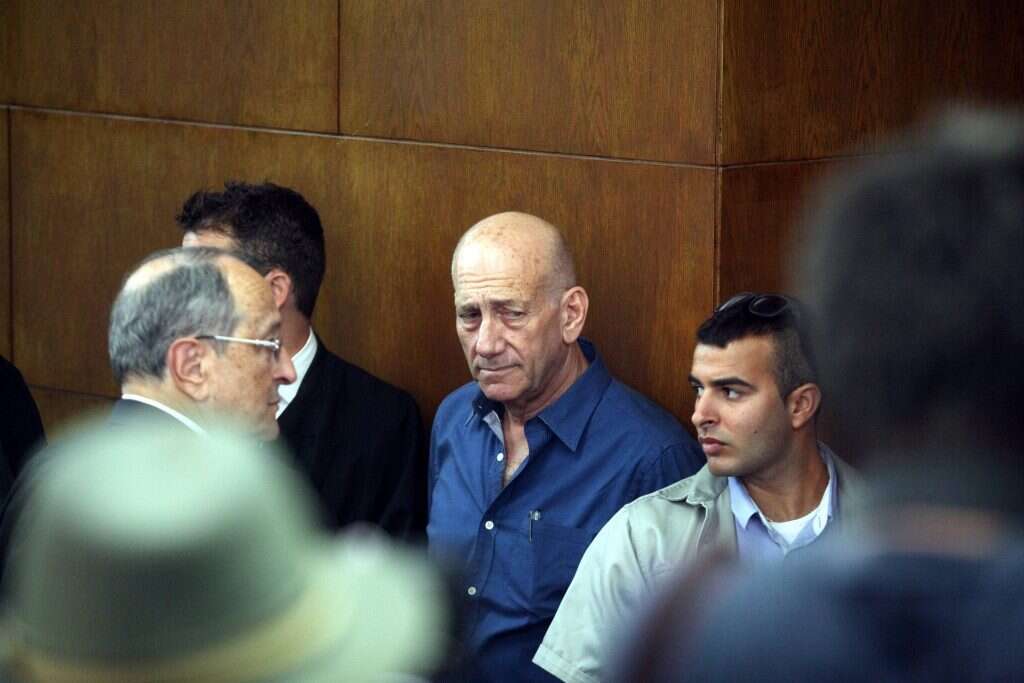 נתניהו בבית המשפט המחוזי בירושלים. | רוני שיצר, פלאש 90