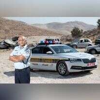 "טיפול בתאונות לא יבוא רק דרך אכיפה". סנ"צ שרעבי. במגרש מכוניות מוחרמות. | שריה דיאמנט
