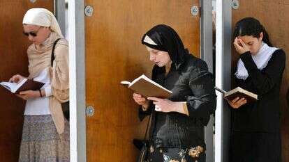 מתפללות בכותל המערבי. | Michal Fattal/Flash90