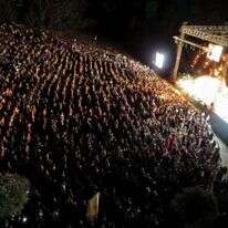 אלפים במופע בעין הוזים. קרדיט | מועצה אזורית מרום הגליל